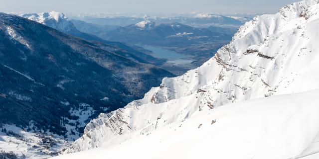 Col de Crévoux et vue sur le lac de Serre Ponçon