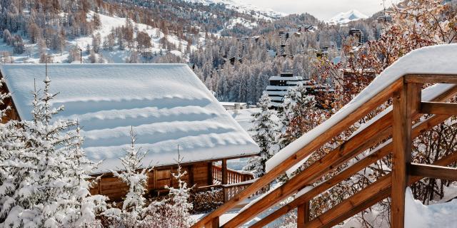 Vars les Claux en hiver