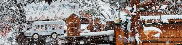 Chutes de neige abondantes dans les villages de Vars