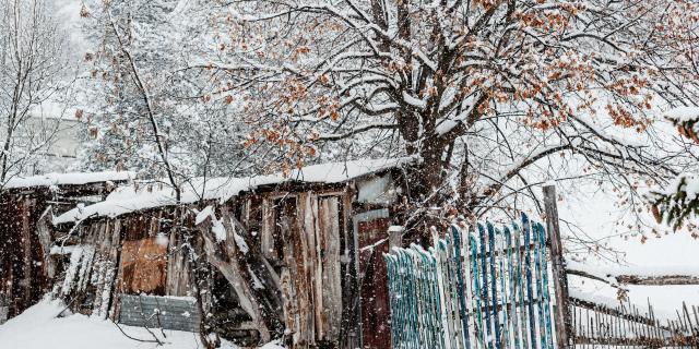 Chutes de neige dans les villages de Vars