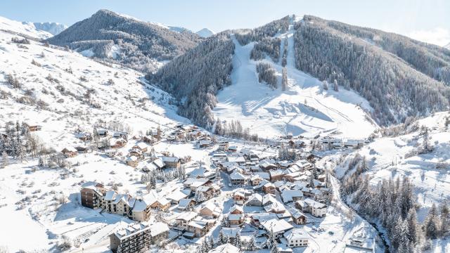 Vars Sainte Marie sous la neige