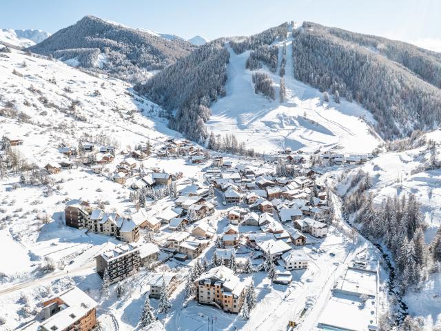 Vars Sainte Marie sous la neige