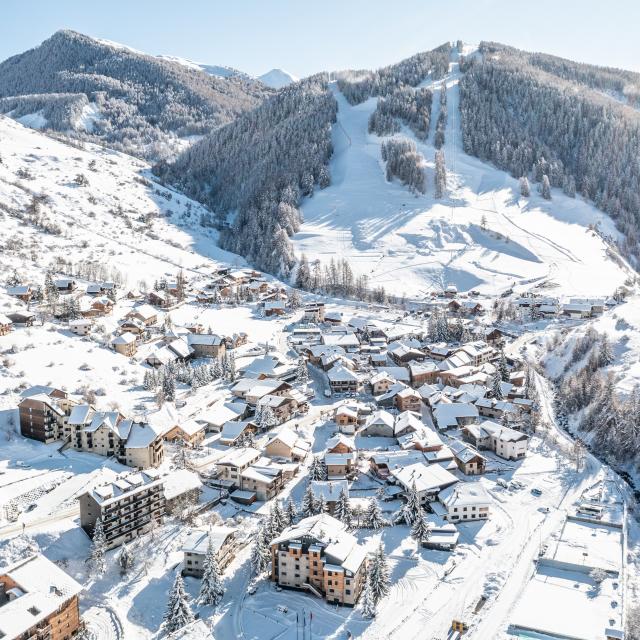 Vars Sainte Marie sous la neige