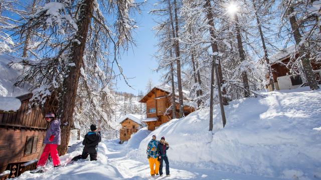 Balade en famille dans Vars les Claux