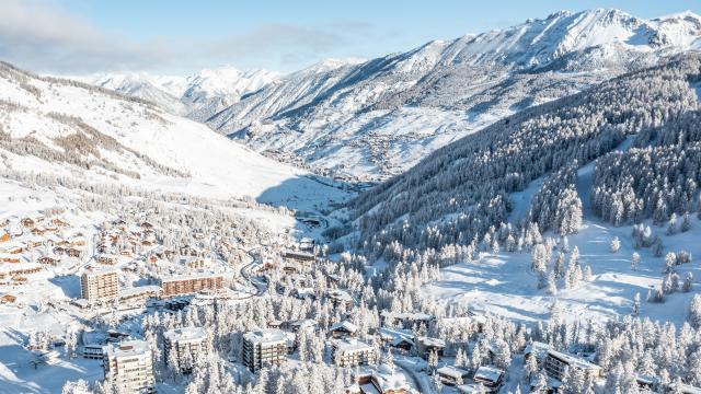 Vars les Claux sous son beau manteau blanc