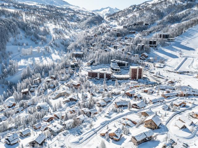 Vars les Claux sous la neige