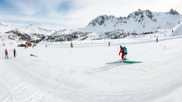 Kidpark, un snowpark accessible à tous pour goûter aux premières sensations de freestyle