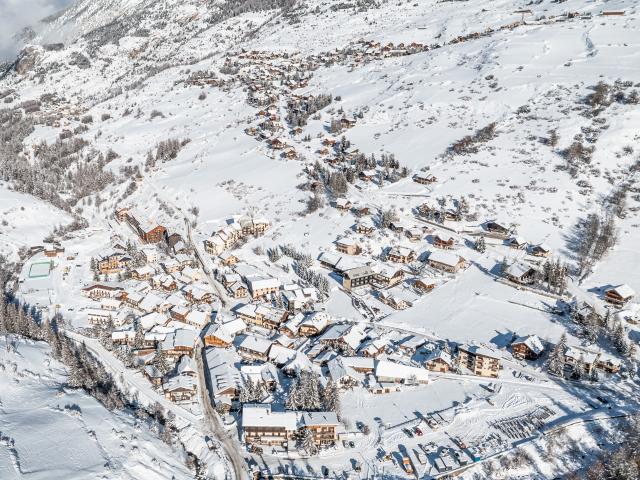 Vars Sainte Marie et Vars Sainte Catherine sous la neige