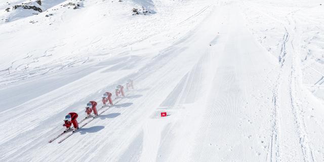 Simon Billy en run sur la piste de Chabrières