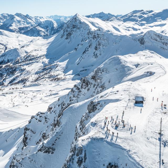 Sommet de Chabrières, 2750 m, point culminant de la Forêt Blanche