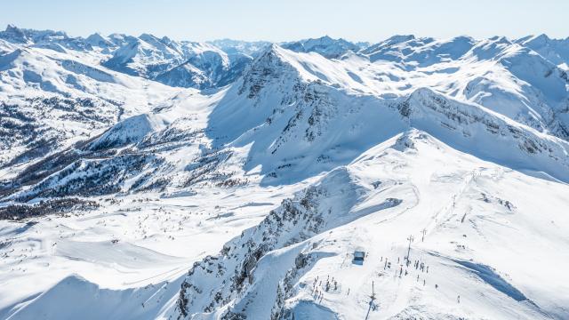 Sommet de Chabrières, point culminant du domaine skiable de la Forêt Blanche