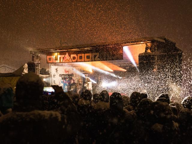 Concert sous la neige