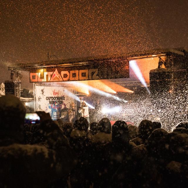 Concert sous la neige