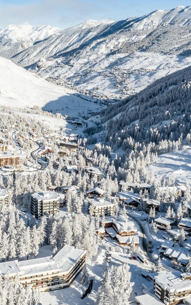 Vars et ses villages sous la neige