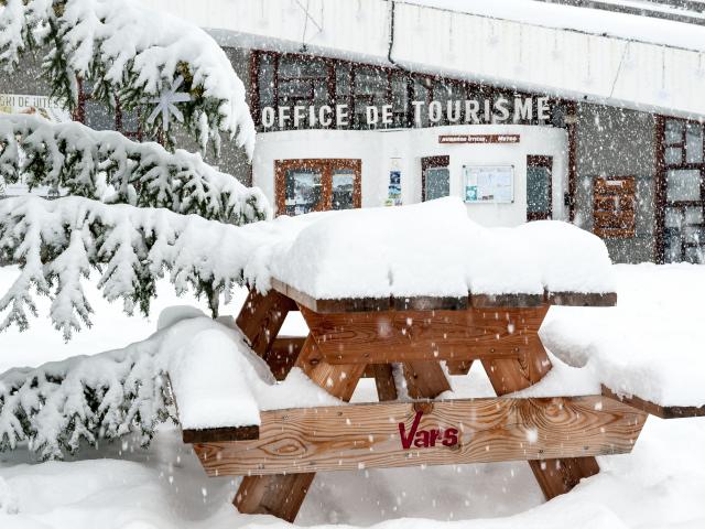 Chutes de neige importantes à Vars