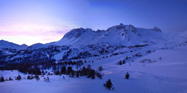 Lever du jour sur Vars depuis Chabrières