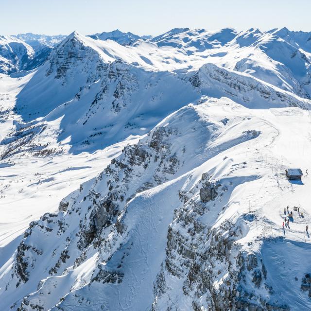 Chabrières, point culminant du domaine skiable