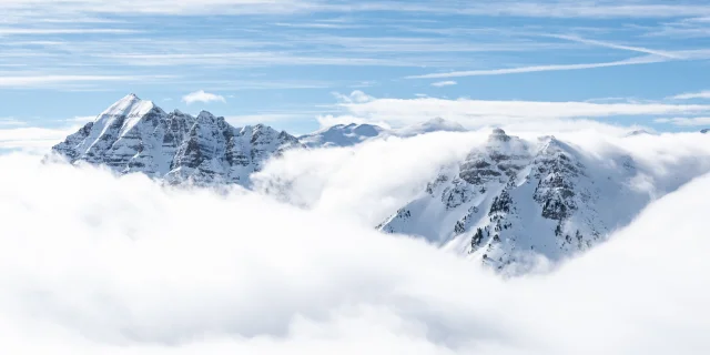 L'Eyssina dans la mer de nuage