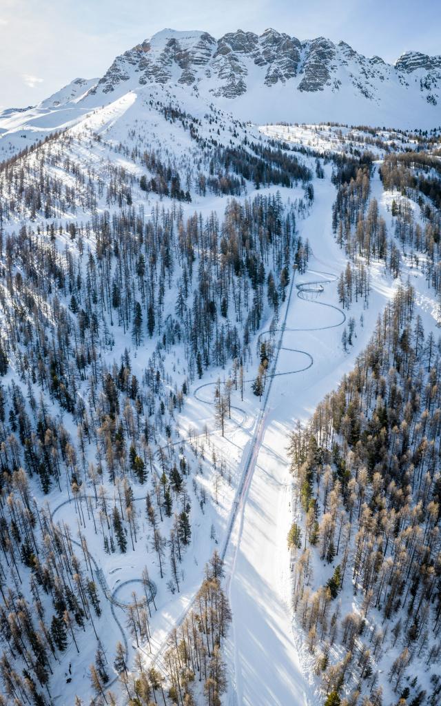 Luge su rail du Caribou