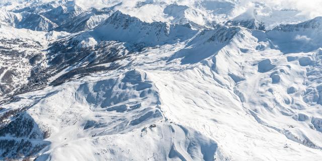 Vue panoramique - Domaine skiable Vars Risoul