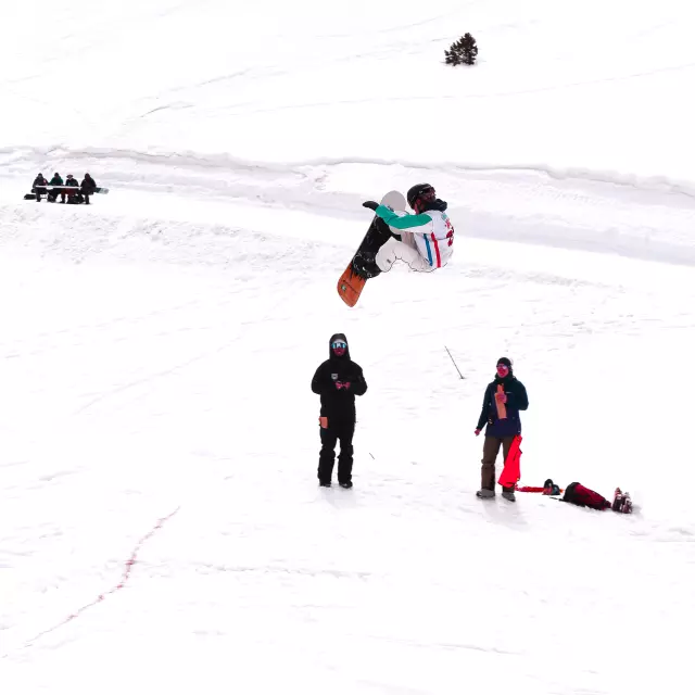 Tronchet Anouk Vars Big Air Championnat De France Snowboard Freestyle Credit Lea Scappini