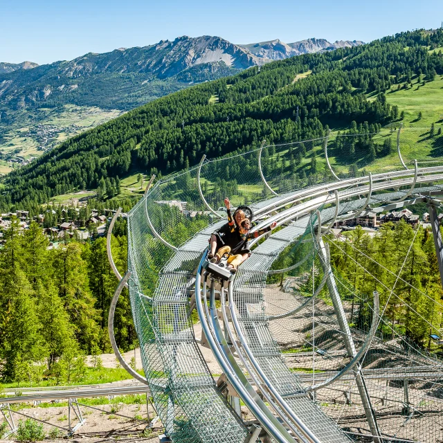 Luge sur rail du Caribou