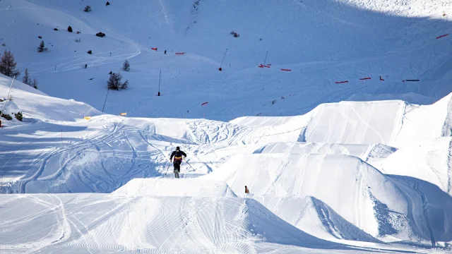 Ski freestyle au Varspark