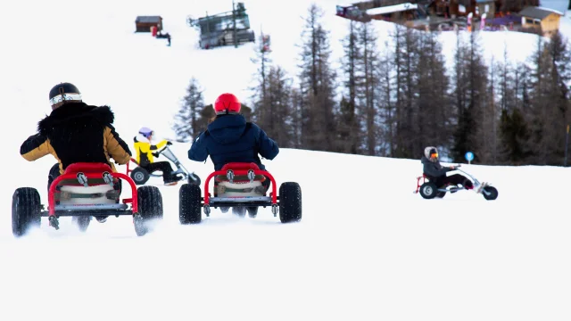 Vars Mountain Kart au mois de décembre 2024