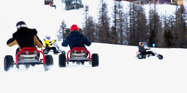 Vars Mountain Kart au mois de décembre 2024