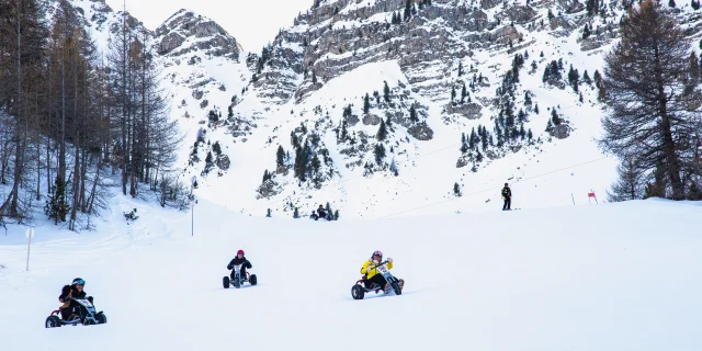 Vars Mountain Kart au mois de décembre 2024